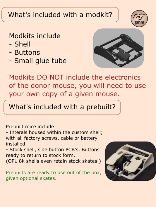 gmm Klone: 22g Endgame Gear OP1 8k - Modkit / Prebuilt