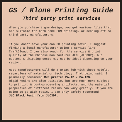 Klone: 19 Gram Ninjutso Sora V2 - Printable 3MF/STL files